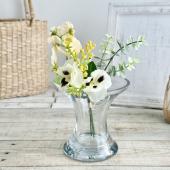 【造花】MAGIQ東京堂/パンジーミニブーケ #6  CR/PE クリームピーチ/FM008331-006