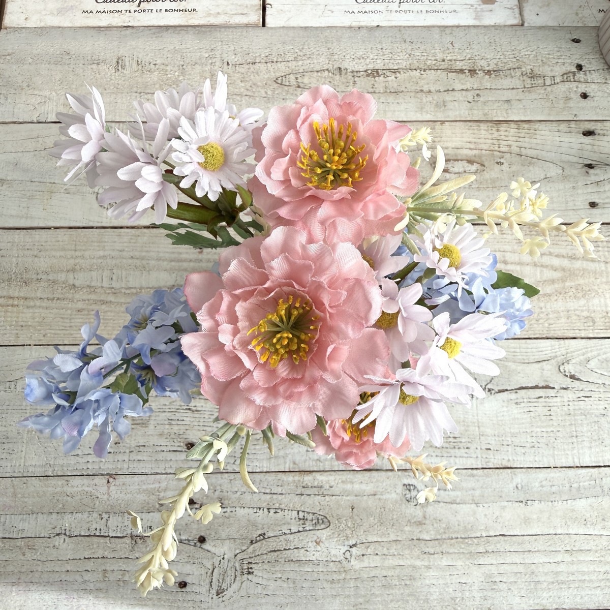 【造花】MAGIQ東京堂/デージースカビオサブーケ #2  PK/LV ピンクラベンダー/FM008333-002