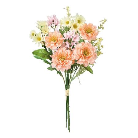 【造花】MAGIQ東京堂/デージースカビオサブーケ #6  PE/YEL ピーチイエロー/FM008333-006