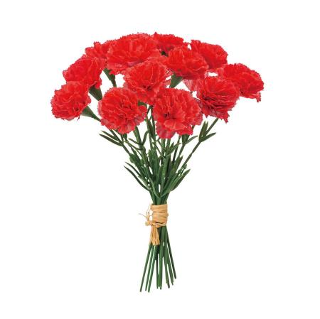 【造花】MAGIQ東京堂/プティカーネーションピック #3  RED レッド/FM000639-003