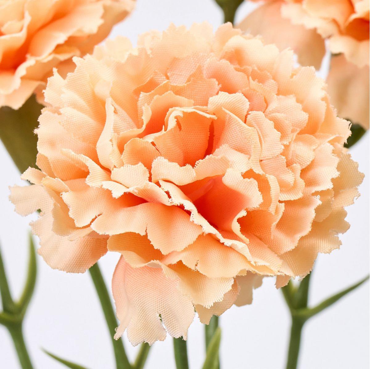 【造花】MAGIQ東京堂/ラフィネカーネバンドル #6  PE/OR ピーチオレンジ/FM001651-006