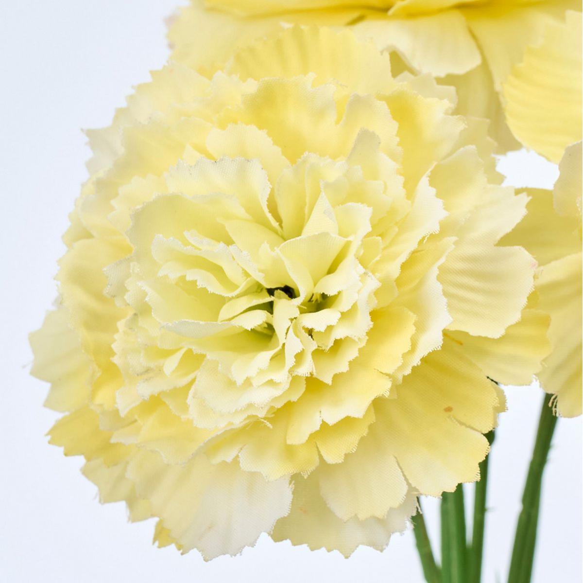 特価◎【造花】MAGIQ東京堂/ルイカーネーションピック #4  LTYEL ライトイエロー/FM002568-004