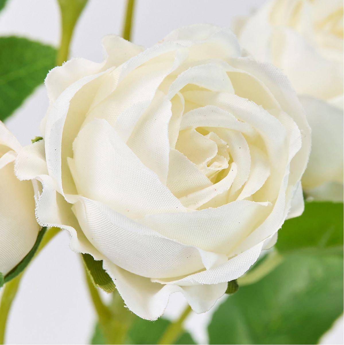 特価◎【造花】MAGIQ東京堂/シュシュローズ #1  WHITE ホワイト/FM006781-001