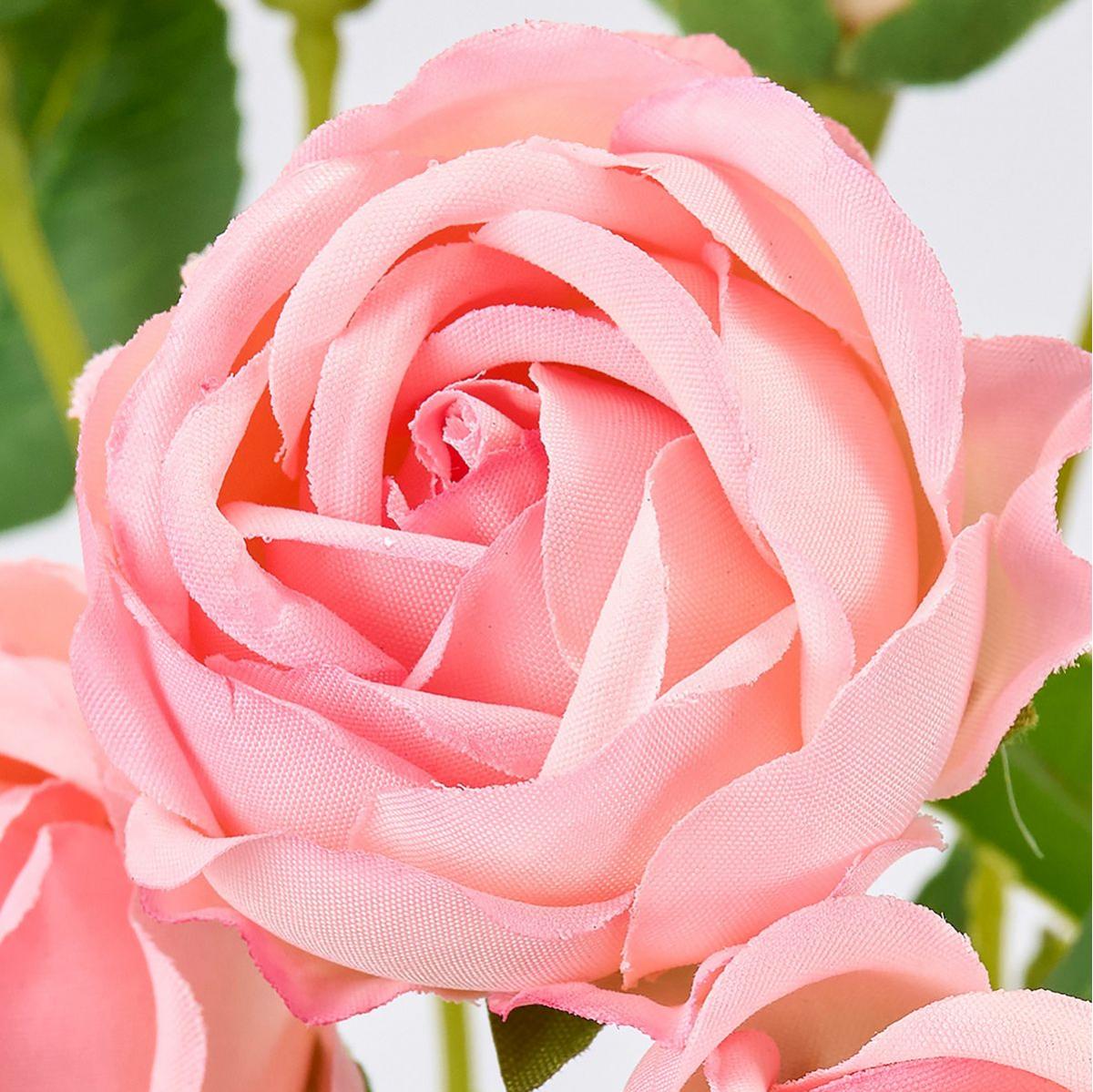 【造花】MAGIQ東京堂/シュシュローズ #6  PE/PK ピーチピンク/FM006781-006