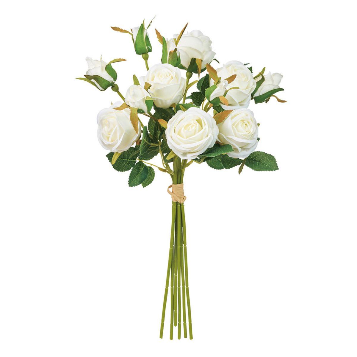 【造花】MAGIQ東京堂/ラファエルローズバンドル #1  WHITE ホワイト/FM000276-001