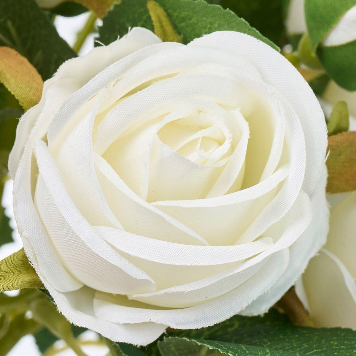 【造花】MAGIQ東京堂/ラファエルローズバンドル #1  WHITE ホワイト/FM000276-001