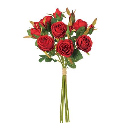 【造花】MAGIQ東京堂/ラファエルローズバンドル #3  RED レッド/FM000276-003