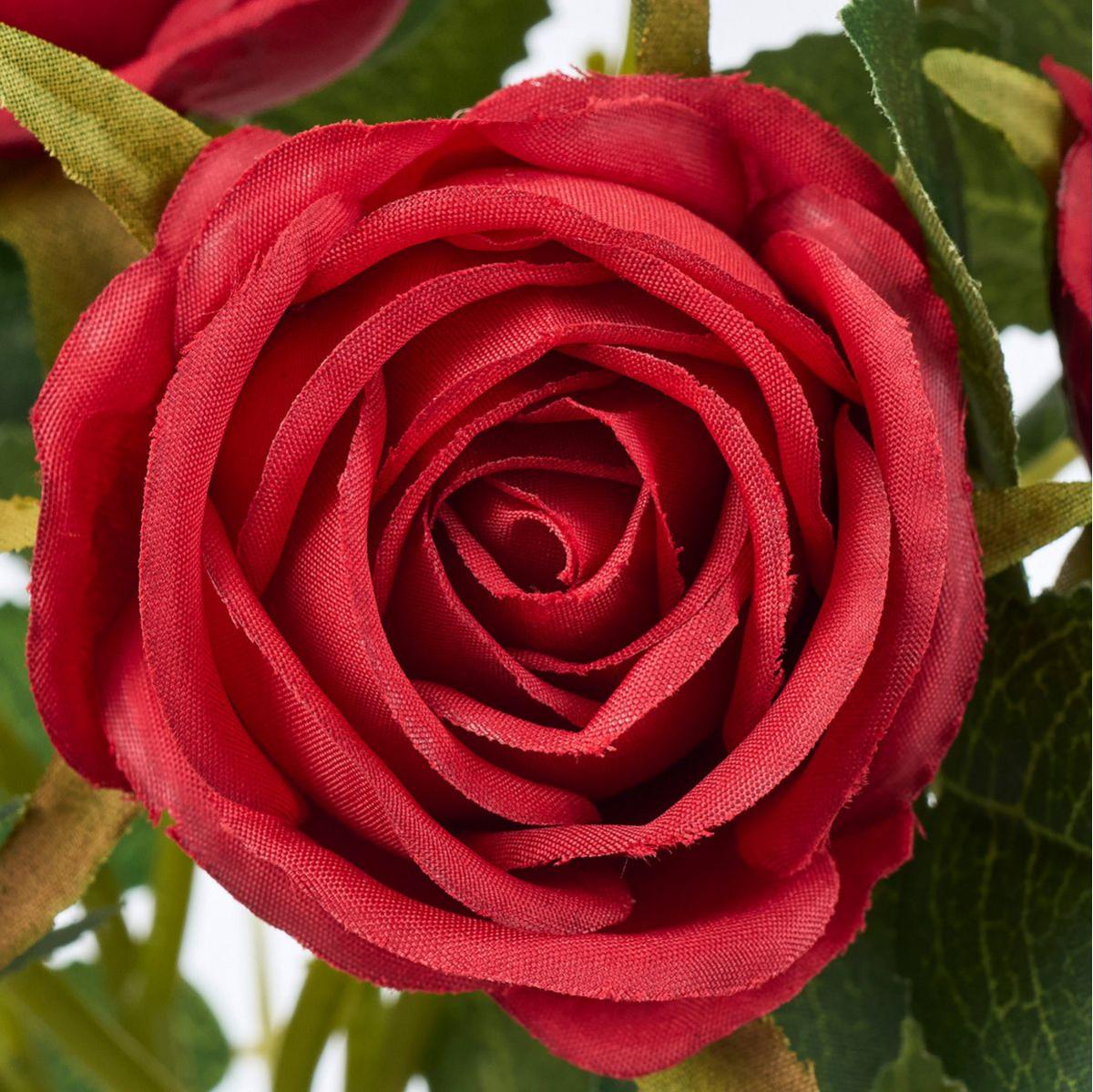 【造花】MAGIQ東京堂/ラファエルローズバンドル #3  RED レッド/FM000276-003