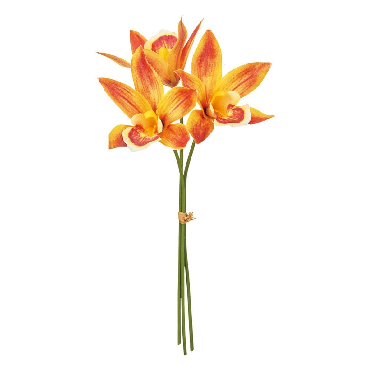 【造花】MAGIQ東京堂/シャンテオーキッドピック #9  ORANGE オレンジ/FM007428-009