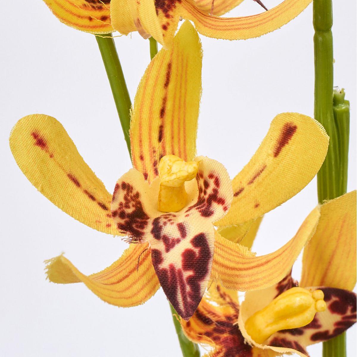 【造花】MAGIQ東京堂/カミラオーキッド #4  YELLOW イエロー/FM001452-004