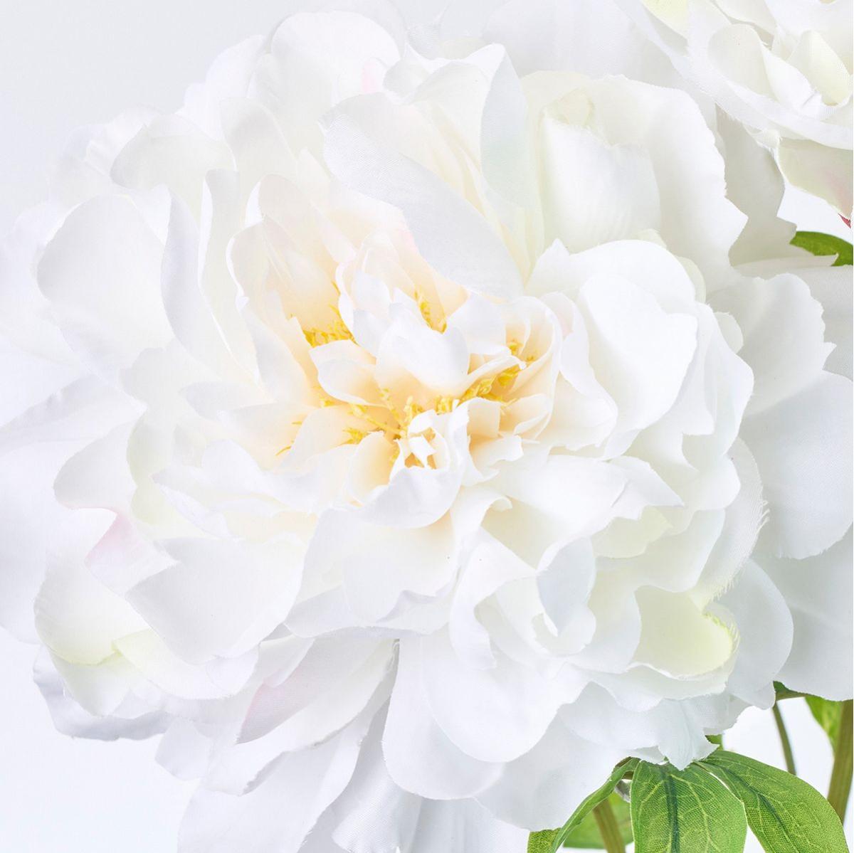 【造花】MAGIQ東京堂/フローレンスピオニー #1  WH/GR ホワイトグリーン/FM002586-001