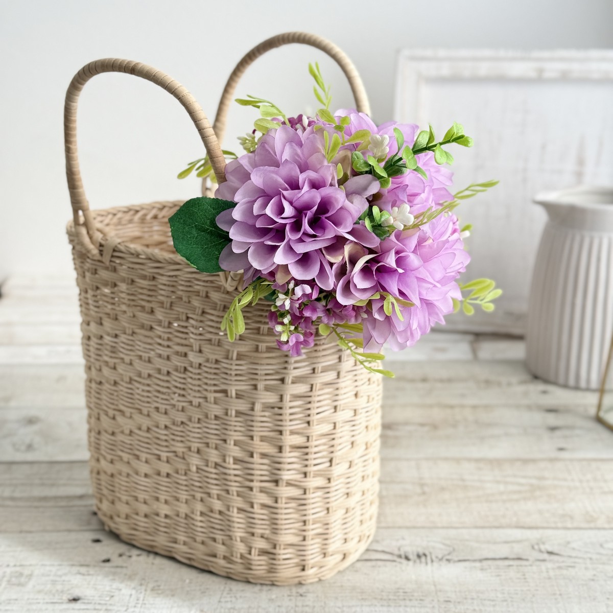 【造花】MAGIQ東京堂/グローブダリアブーケ #50 LILAC ライラック/FM000255-050