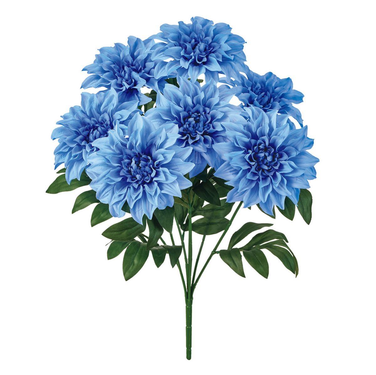 特価◎【造花】MAGIQ東京堂/グランダリアブッシュ #5  BLUE ブルー/FM000597-005