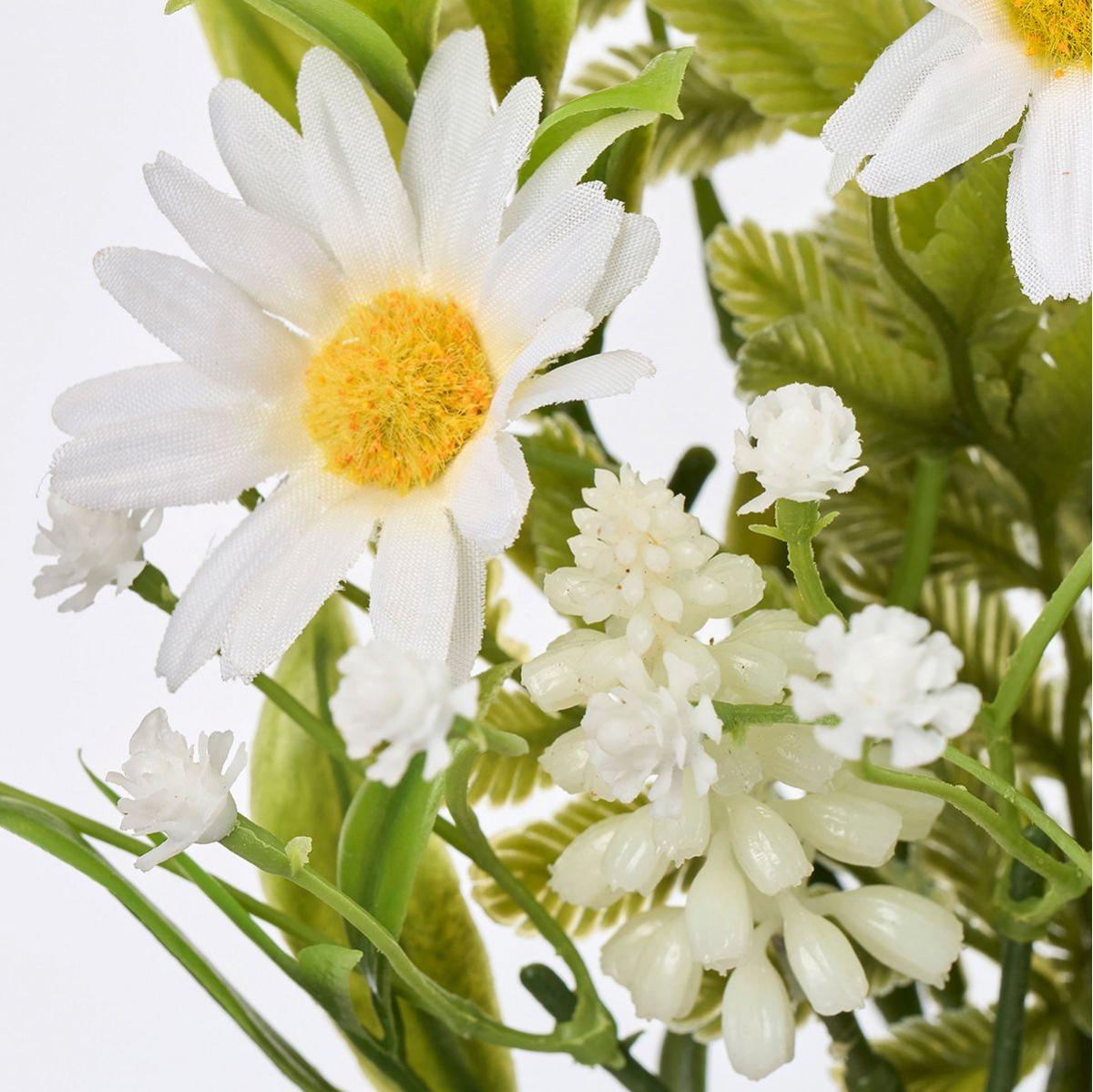 特価◎【造花】MAGIQ東京堂/スプリングデージーブーケ #1  WHITE ホワイト/FM000549-001