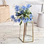 【造花】MAGIQ東京堂/エリーブロッサムブーケ #5 BLUE ブルー/FM002182-005