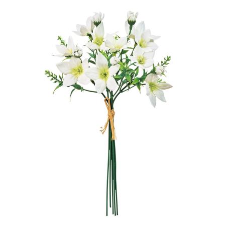 特価◎【造花】MAGIQ東京堂/ベルフラワーバンドル #1  WHITE ホワイト/FM005155-001