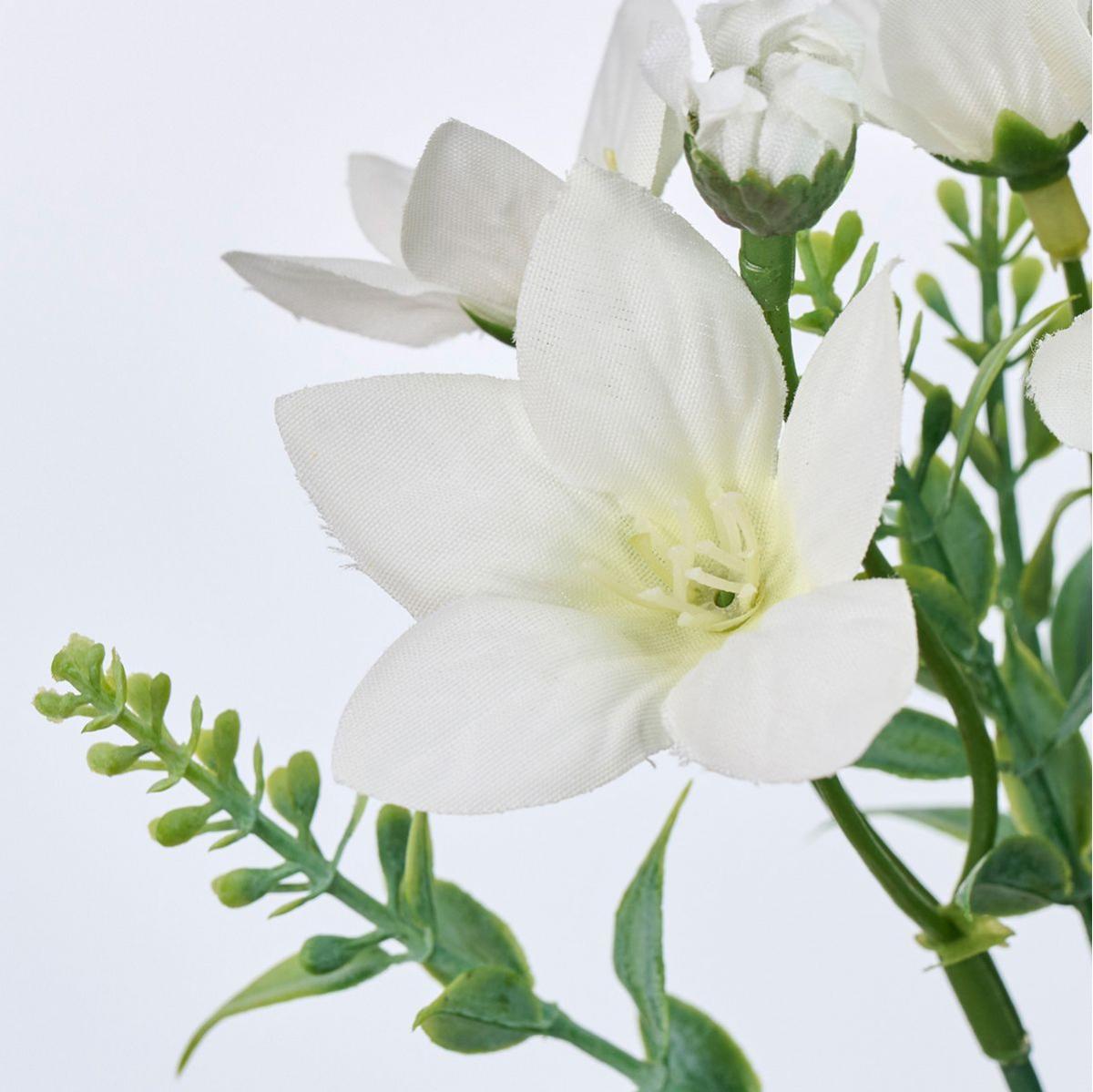 特価◎【造花】MAGIQ東京堂/ベルフラワーバンドル #1  WHITE ホワイト/FM005155-001