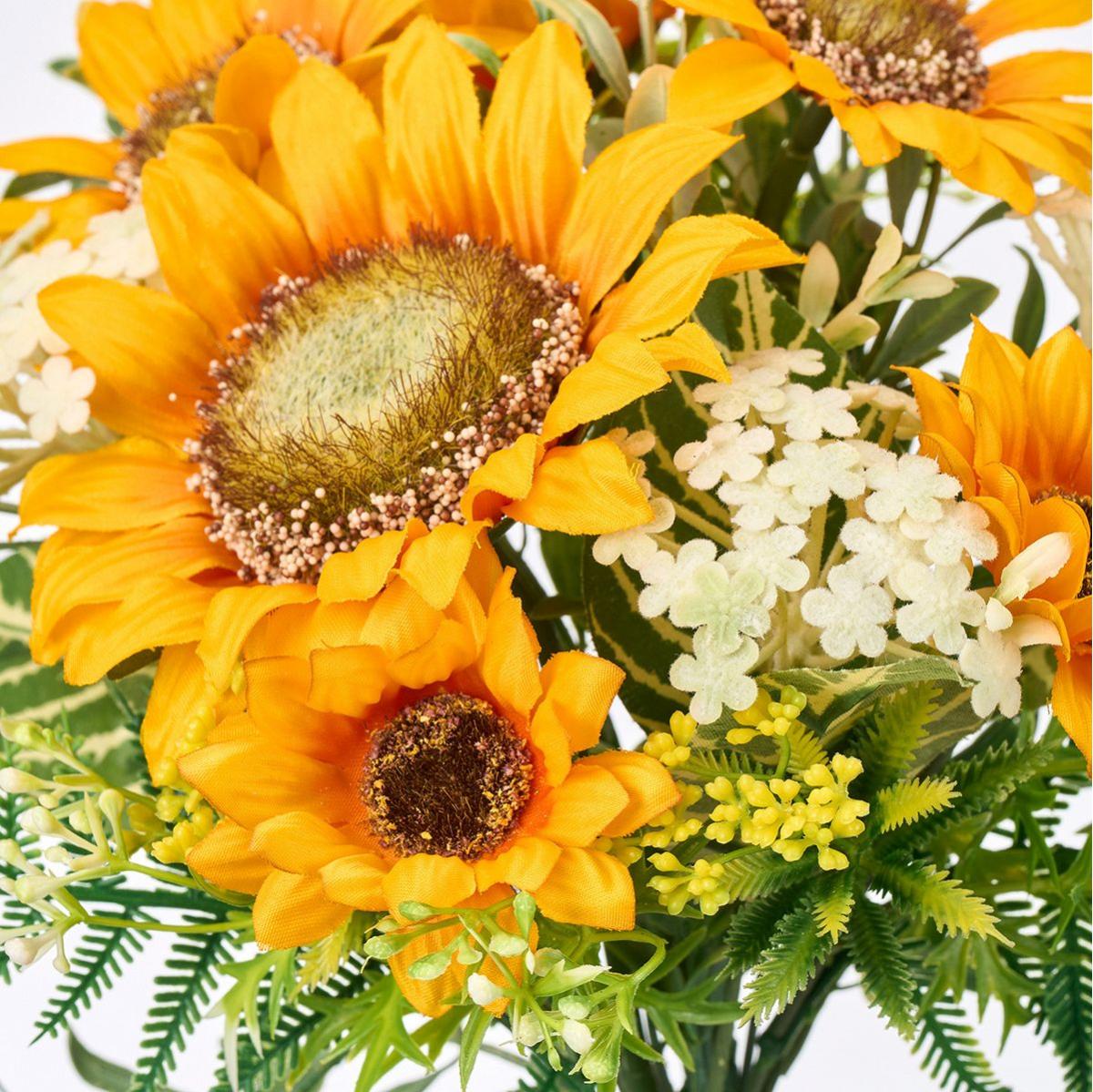 【造花】MAGIQ東京堂/サザンサンフラワーブーケ #21 GOYEL ゴールドイエロー/FM001233-021