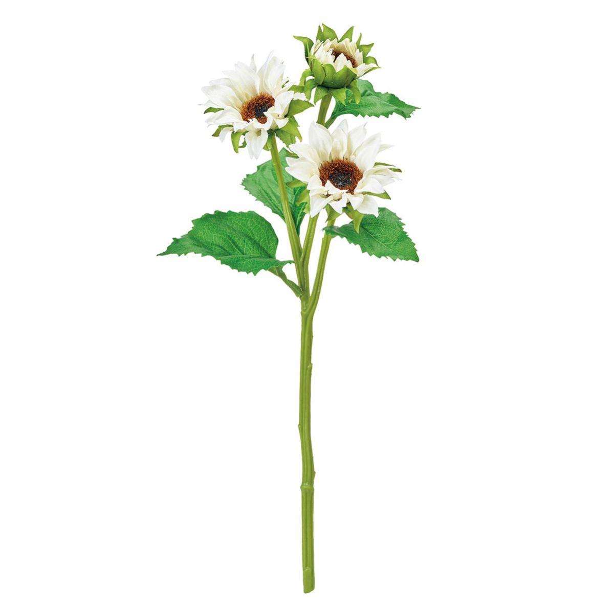 【造花】MAGIQ東京堂/インプレスサンフラワー #1  WHITE ホワイト/FM008217-001