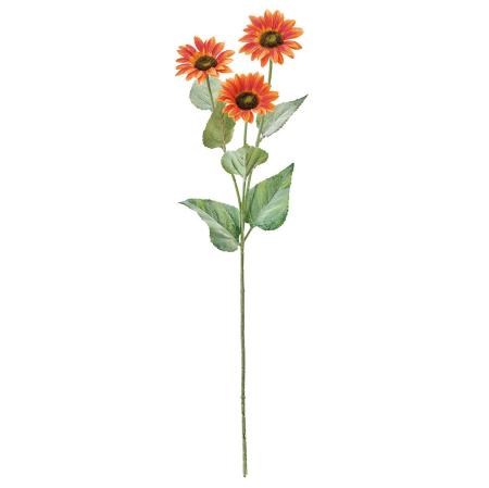 【造花】MAGIQ東京堂/ノスタルジアサンフラワー #9  DKOR ダークオレンジ/FM002878-009