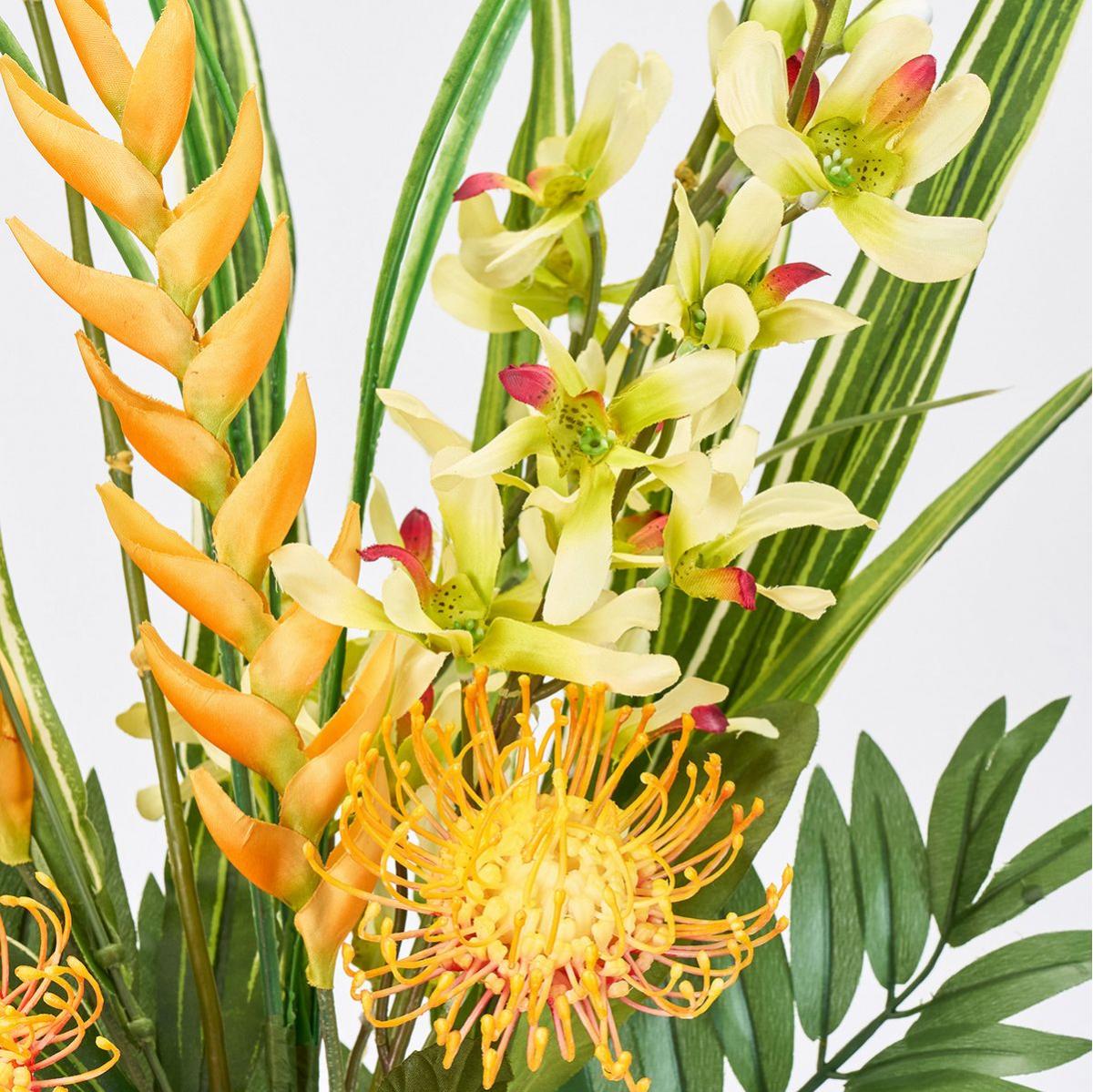 【造花】MAGIQ東京堂/トロピカフラワーバンチ オレンジ ORMIX オレンジミックス/FM001875