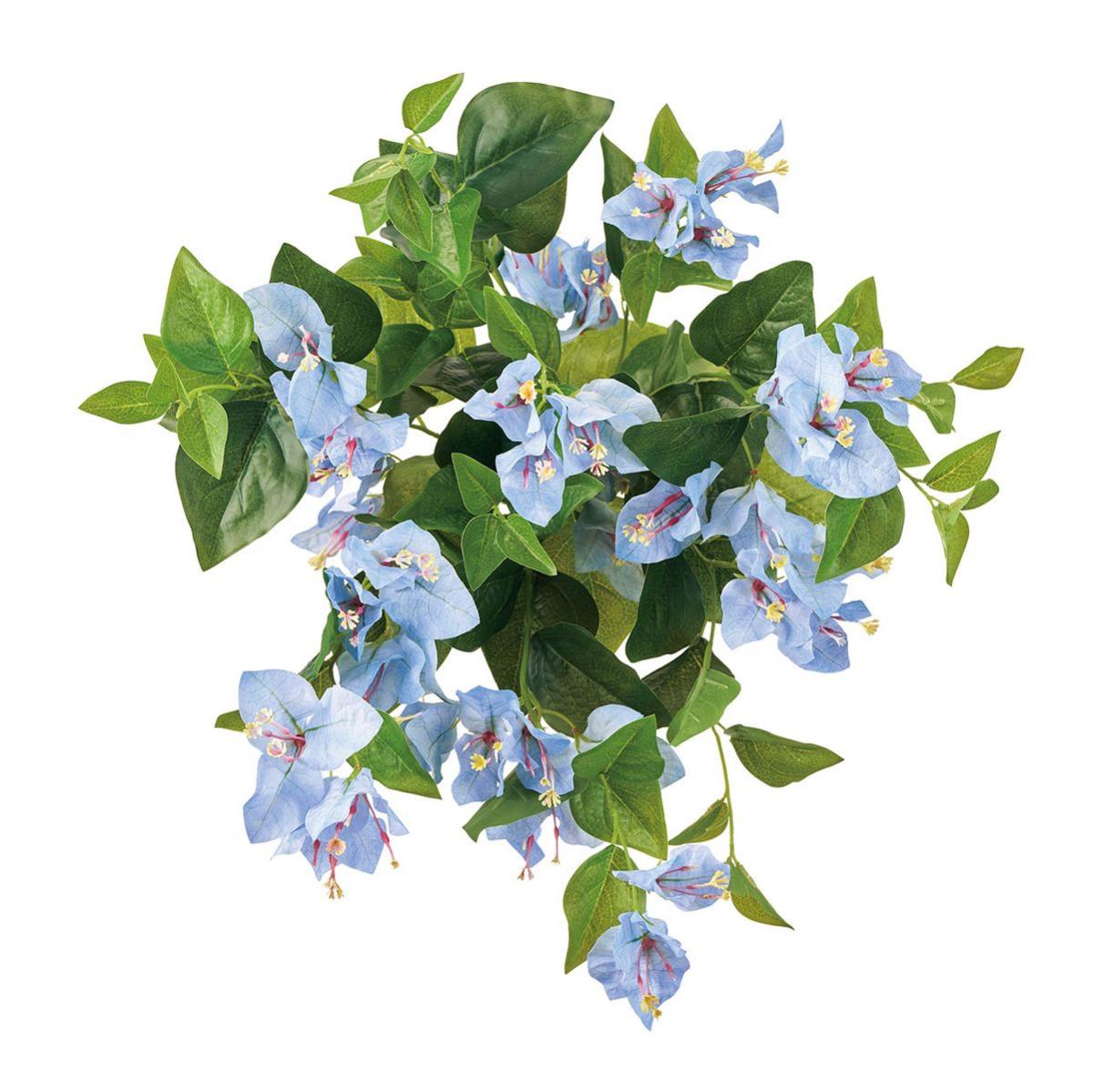 【造花】MAGIQ東京堂/フィールブーゲンビリアブッシュ #5  LTBL ライトブルー/FM001837-005