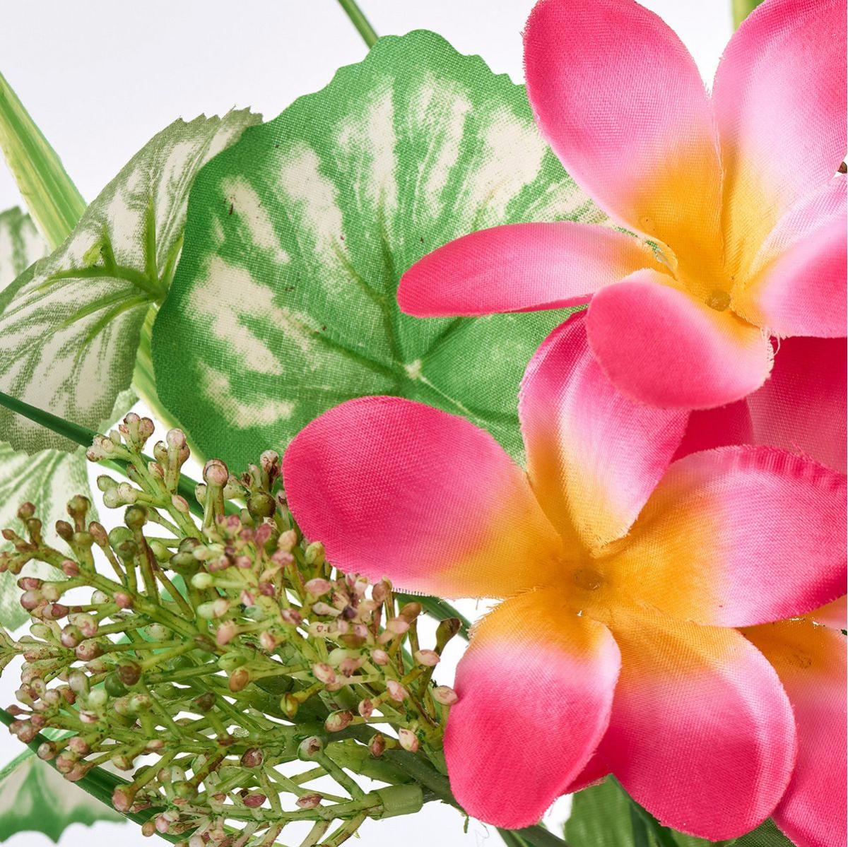 【造花】MAGIQ東京堂/マハロプルメリアブーケ #16 YL/BTY イエロービューティ/FM001939-016