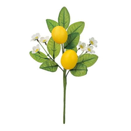 【造花】MAGIQ東京堂/レモンの小枝 YELLOW イエロー/FM000607