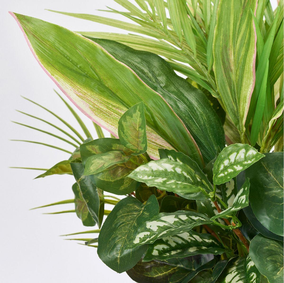 【造花】MAGIQ東京堂/トロピカグリーンバンチ パーム GRMIX グリーンミックス/FG009005