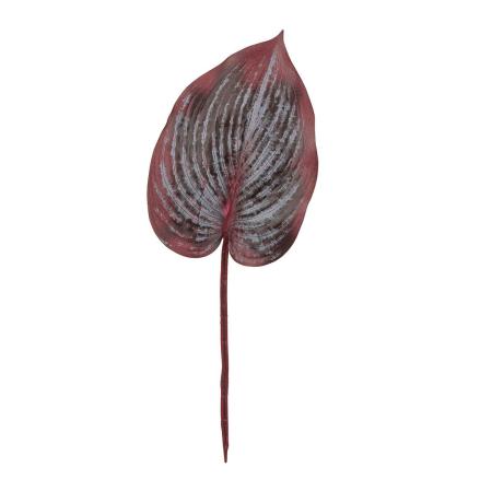 【造花】MAGIQ東京堂/ホスタリーフ #7  BURG バーガンディ/FG000937-007