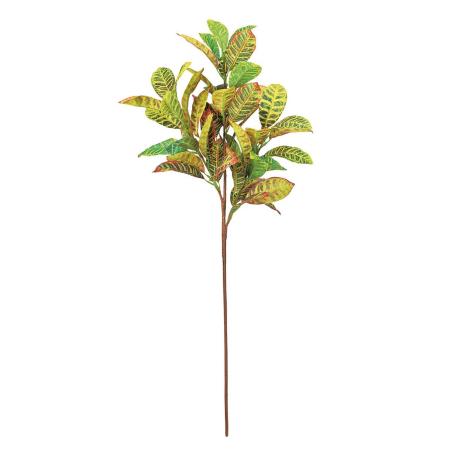 【造花】MAGIQ東京堂/クロトン枝 GR/YE グリーンイエロー/FG000140