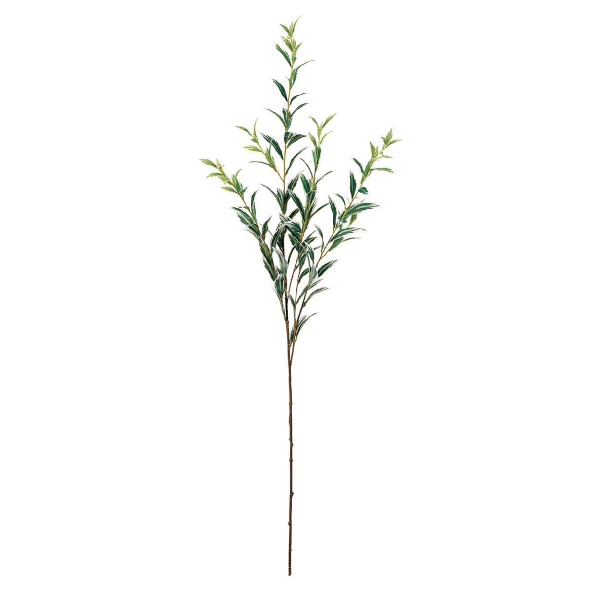 【造花】MAGIQ東京堂/細葉斑入りファイカスブランチ WH/GR ホワイトグリーン/FG001833