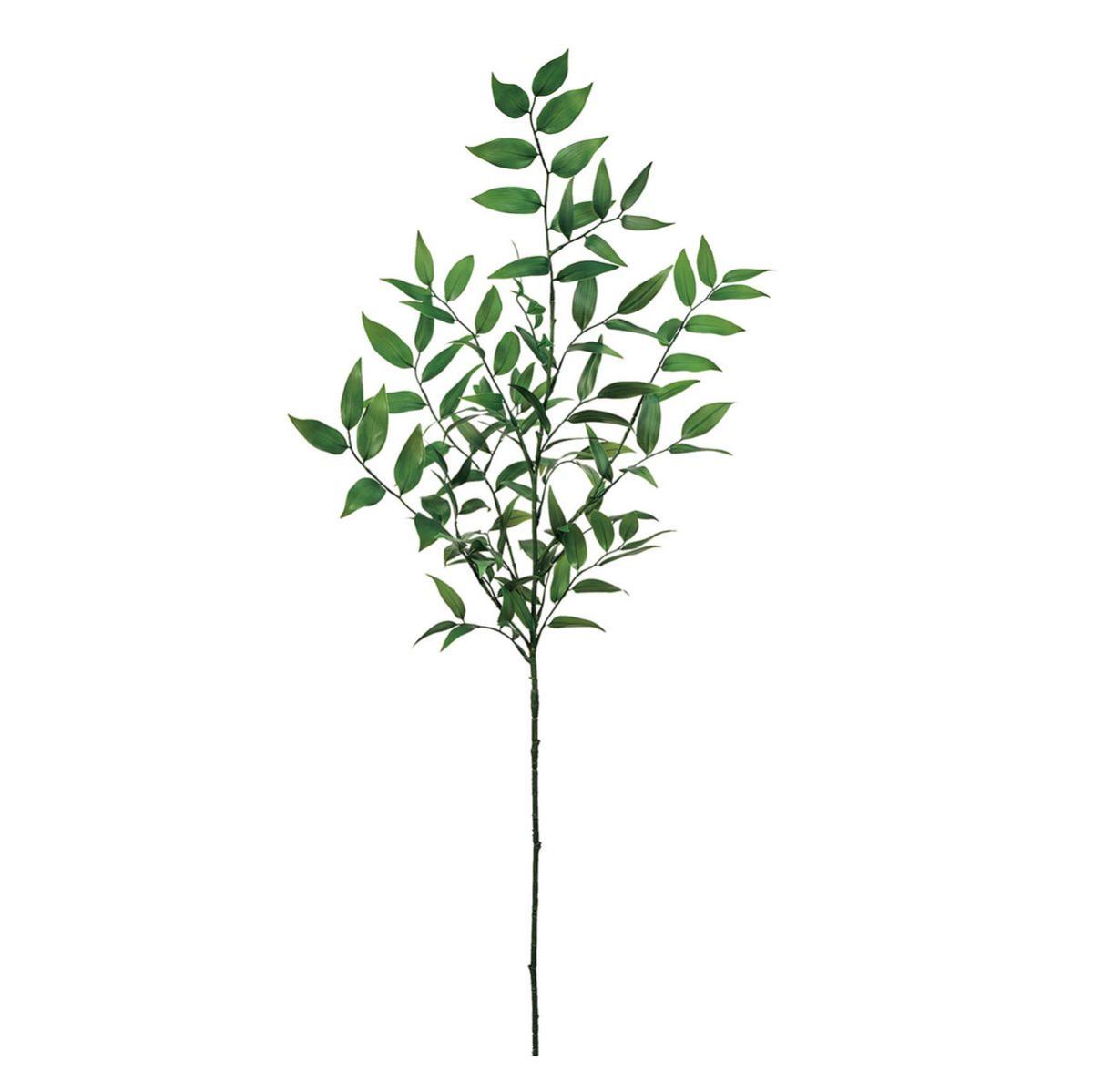 【造花】MAGIQ東京堂/ルスカスグリーンブランチ DKGR ダークグリーン/FG302606