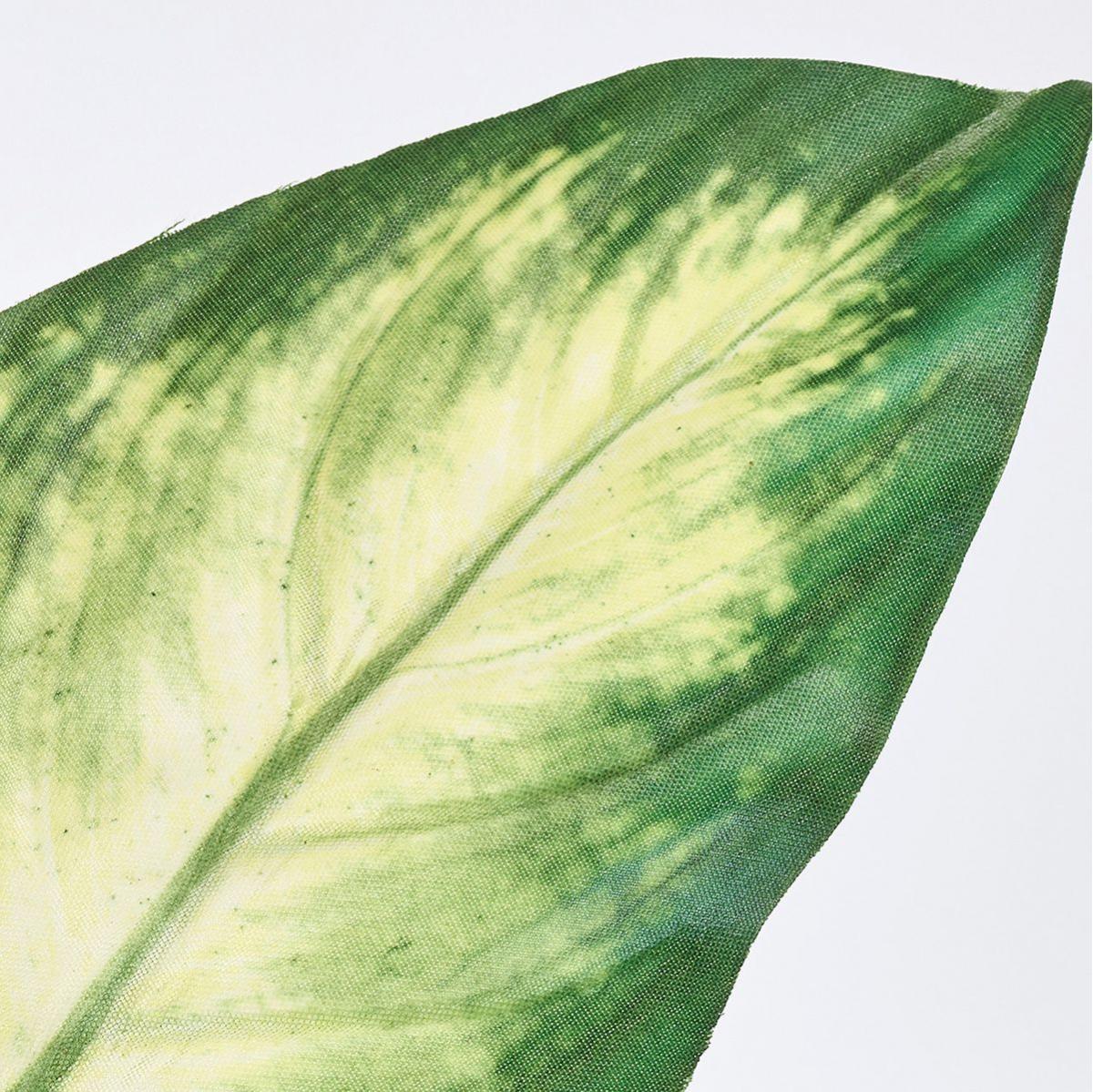 【造花】MAGIQ東京堂/ラウンドディフェンバキアブッシュ WH/GR ホワイトグリーン/FG000913