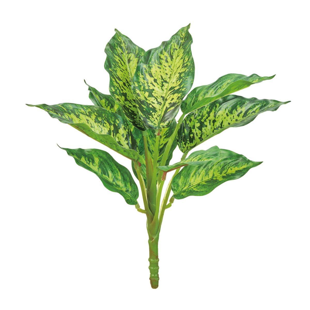 【造花】MAGIQ東京堂/ミニディフェンバキアゼブラ TTGR ツートングリーン/FG003903