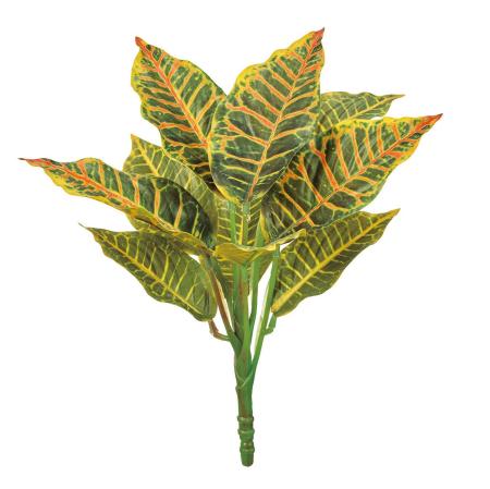 【造花】MAGIQ東京堂/ミニクロトンブッシュ OR/GR オレンジグリーン/FG003904