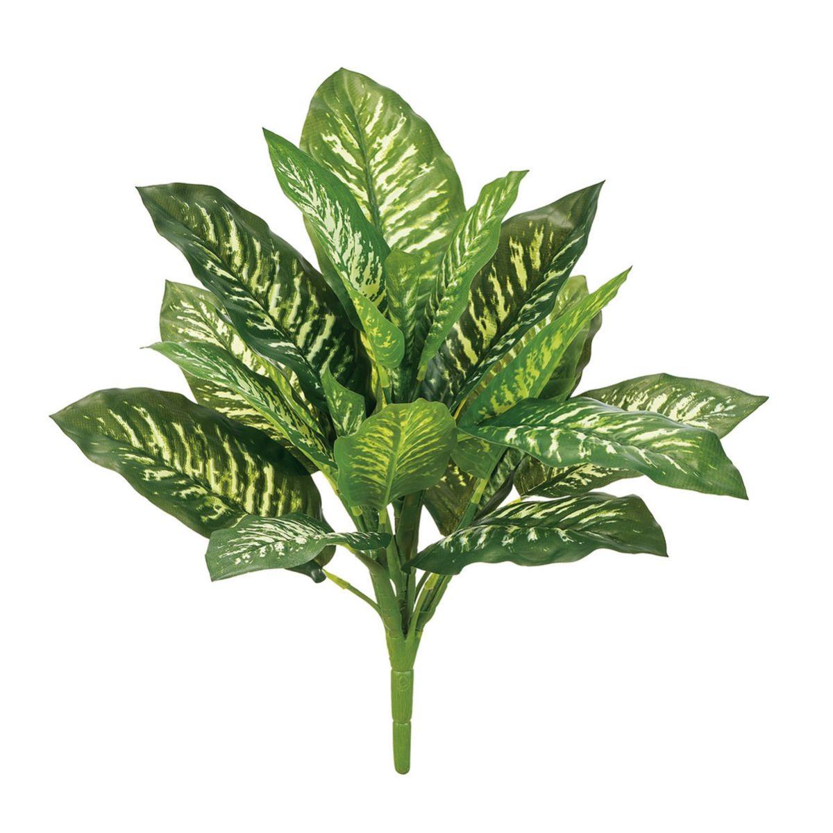 【造花】MAGIQ東京堂/ゼブラディフェンバキアブッシュ GREEN グリーン/FG009202