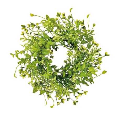 【造花】MAGIQ東京堂/チックウィードリース CR/GR クリームグリーン/FG002649