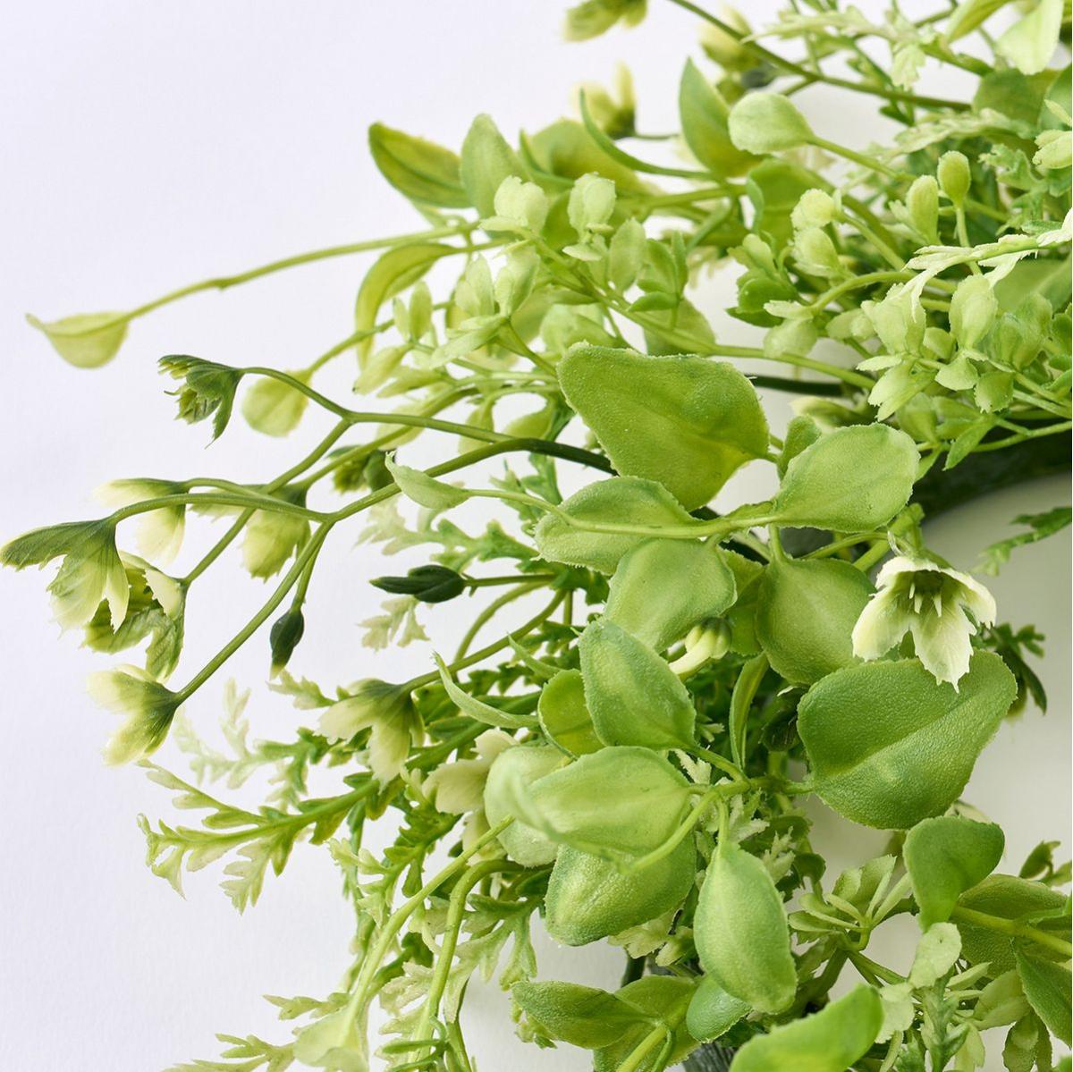 【造花】MAGIQ東京堂/チックウィードリース CR/GR クリームグリーン/FG002649