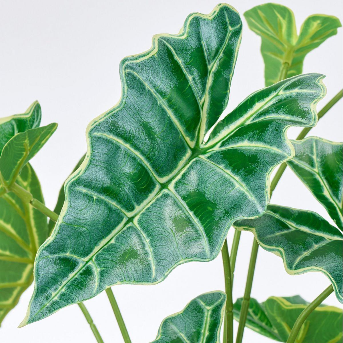 【造花】MAGIQ東京堂/エクステリアアロカシアブッシュ GREEN グリーン/FG312603