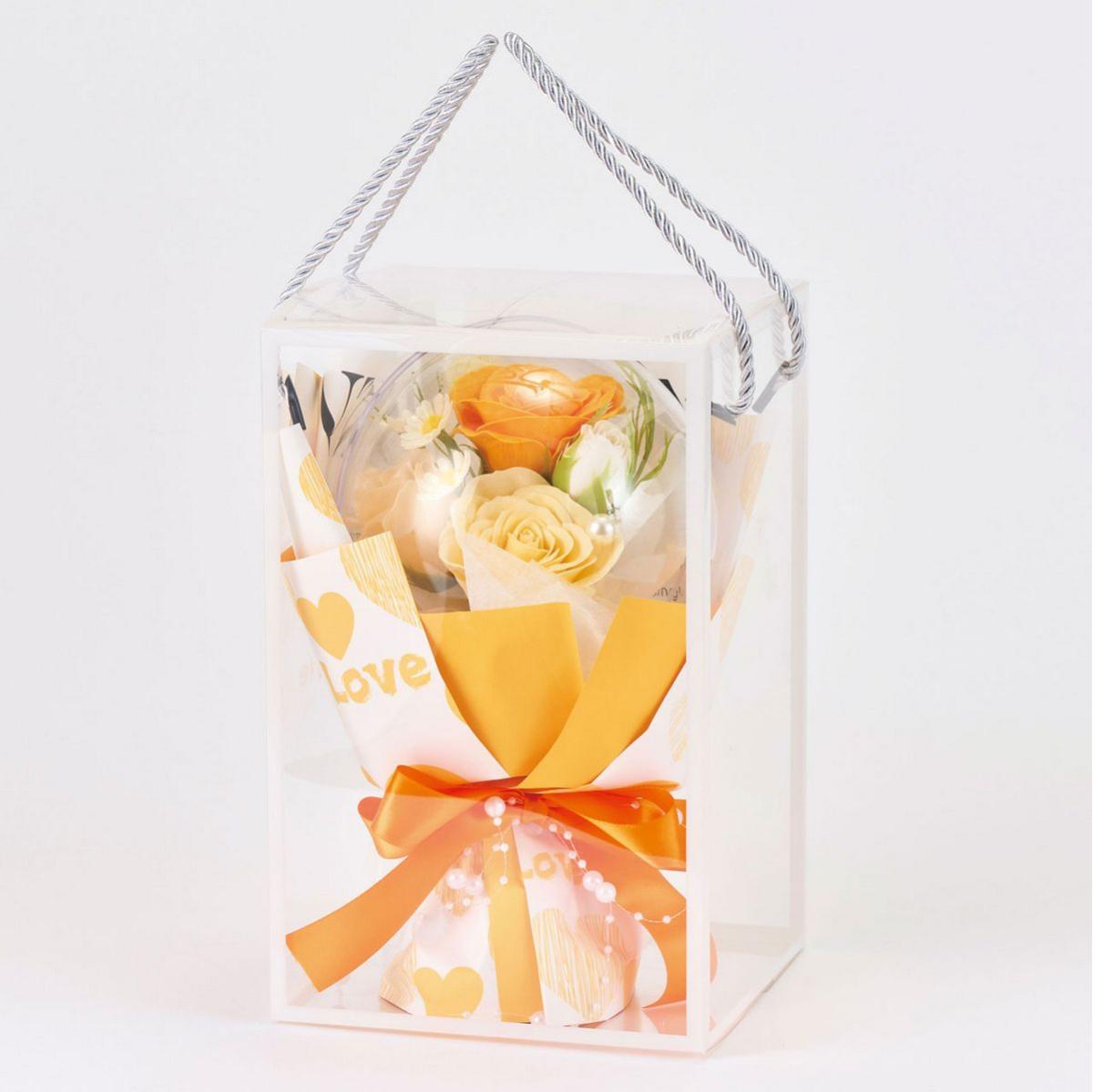 【ソープフラワー】オーブローズブーケ ブルー ブルー/MM000011-00B