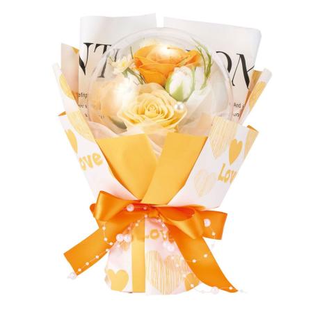 【ソープフラワー】オーブローズブーケ オレンジ オレンジ/MM000011-00O