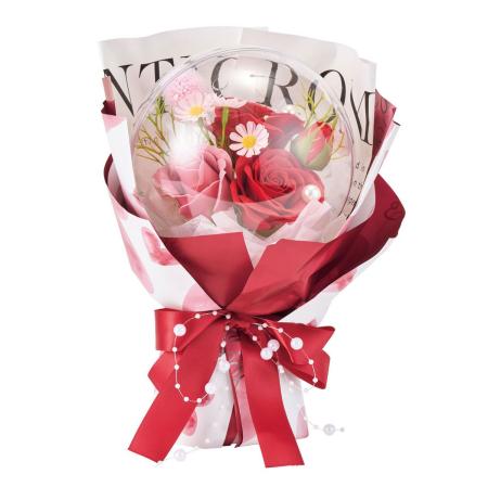 【ソープフラワー】オーブローズブーケ レッド レッド/MM000011-00R