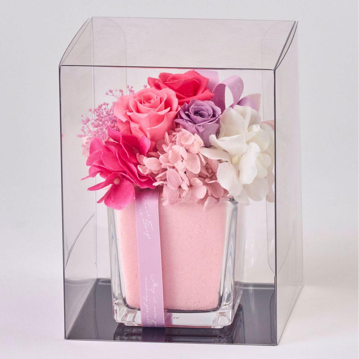 【プリザーブド】メルキューブ #3  レッド レッド/ZY006343-003