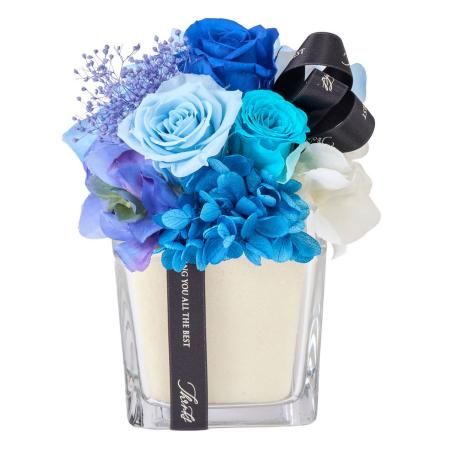 【プリザーブド】メルキューブ #5  ブルー ブルー/ZY006343-005