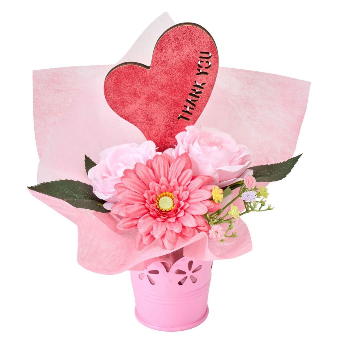 特価◎【造花】東京堂/スタンディングブーケアレンジ #2  ピンク ピンク/ZA003037-002