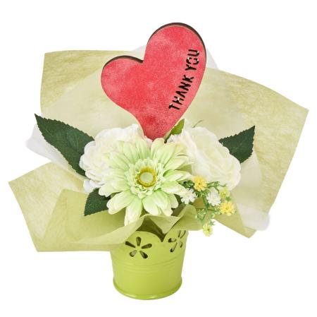 【造花】東京堂/スタンディングブーケアレンジ #24 グリーン グリーン/ZA003037-024