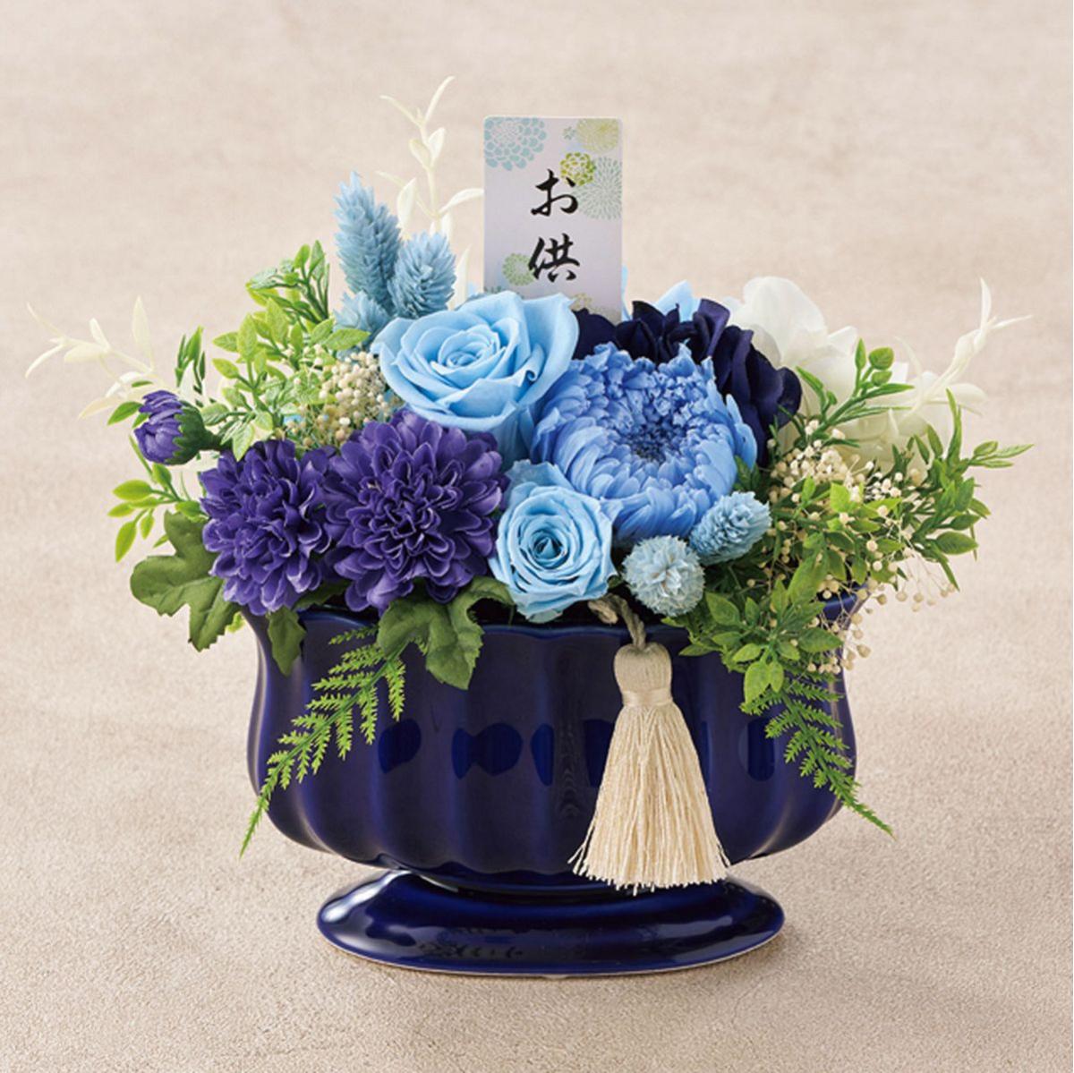 【プリザーブド】蝶子(ちょうこ) #33ロイヤルブルー ロイヤルブルー/ZY004915-033