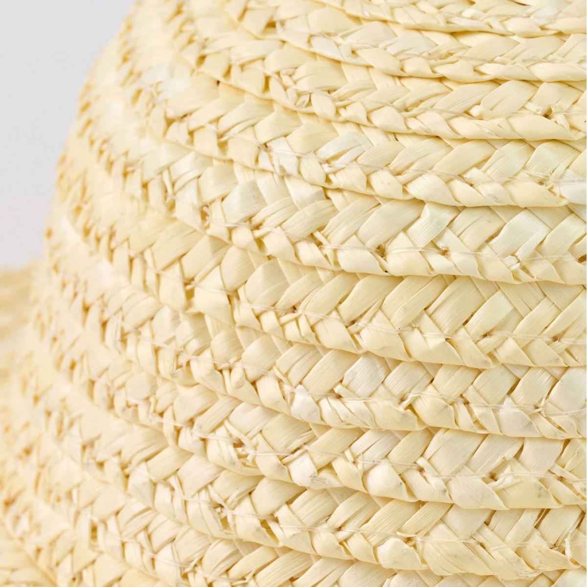 麦わら帽子丸型13cm サラシ /FD005900