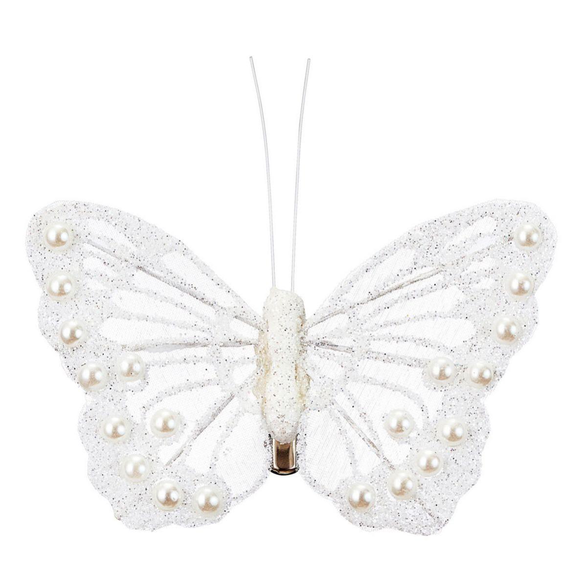 特価◎バタフライクリップ WHITE ホワイト/ZE000348